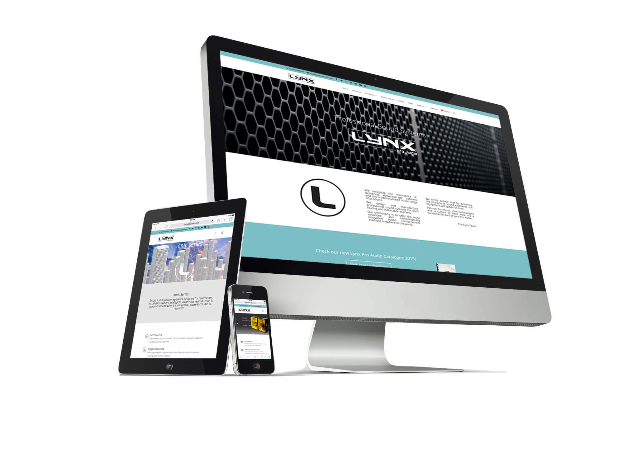 Imagen Lynx0 Página web Lynx Pro Audio Home | The Superway Webs