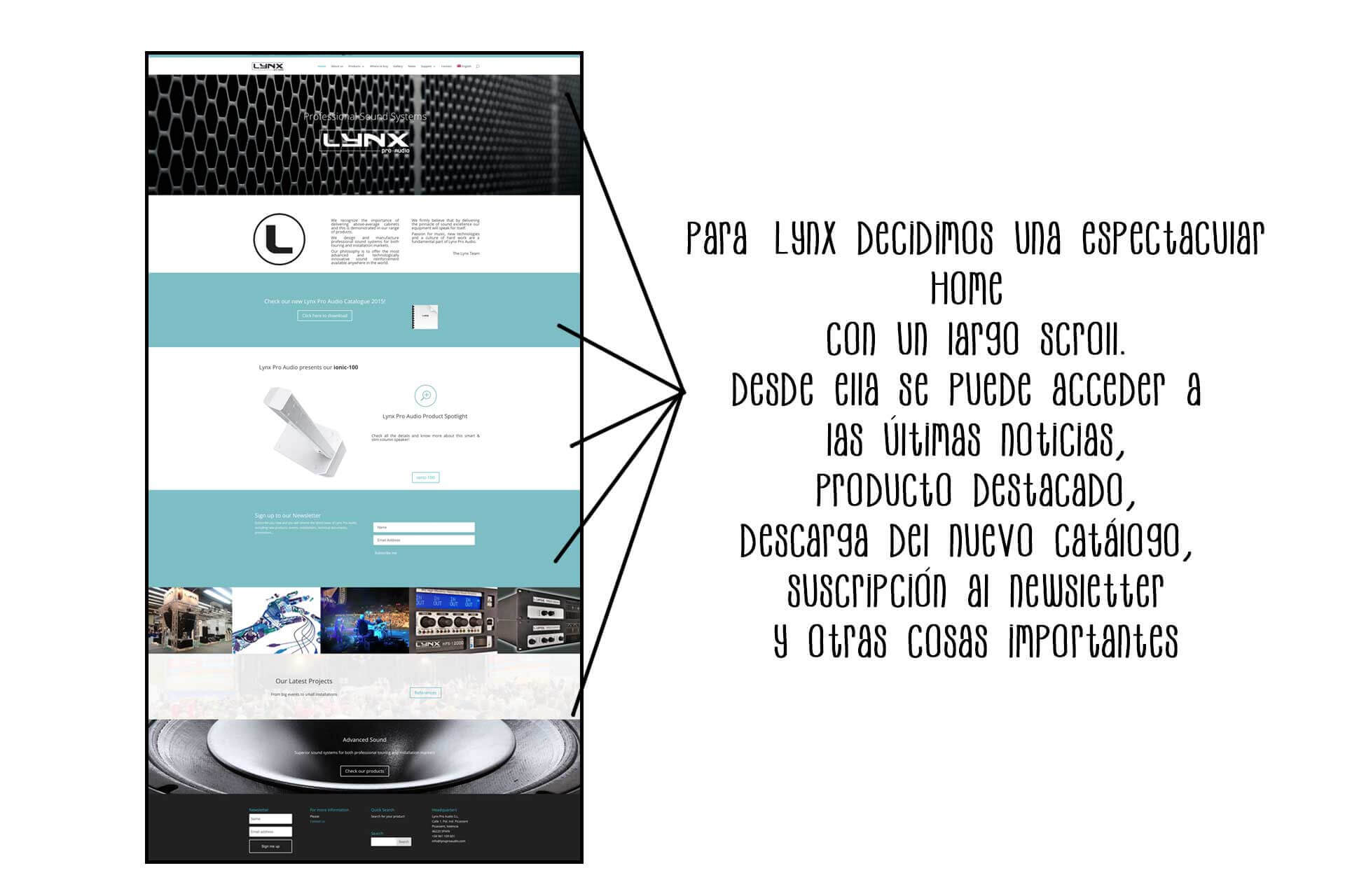Imagen-Lynx1 Página web Lynx Pro Audio Home | The Superway Webs
