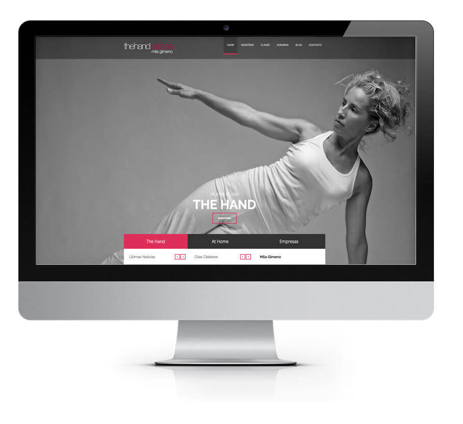 Página web The Hand Pilates | The Superway Webs