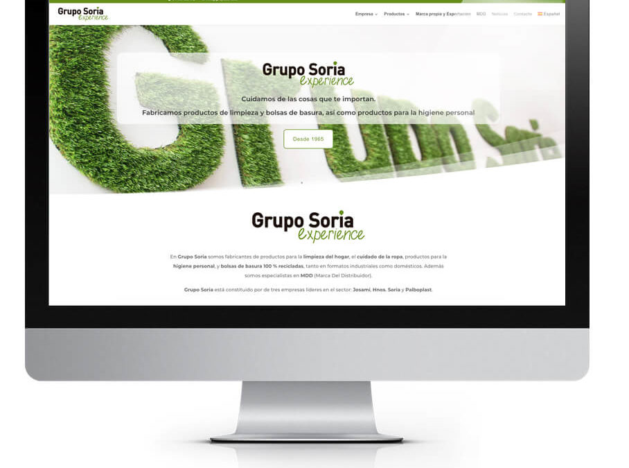 Diseño web para Grupo Soria