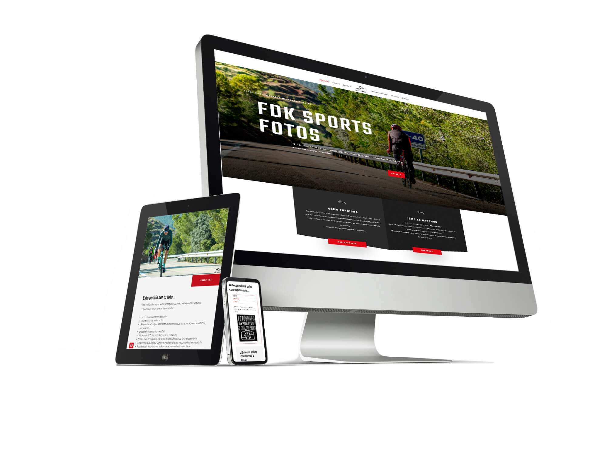 Diseño tienda online para FDK Sports