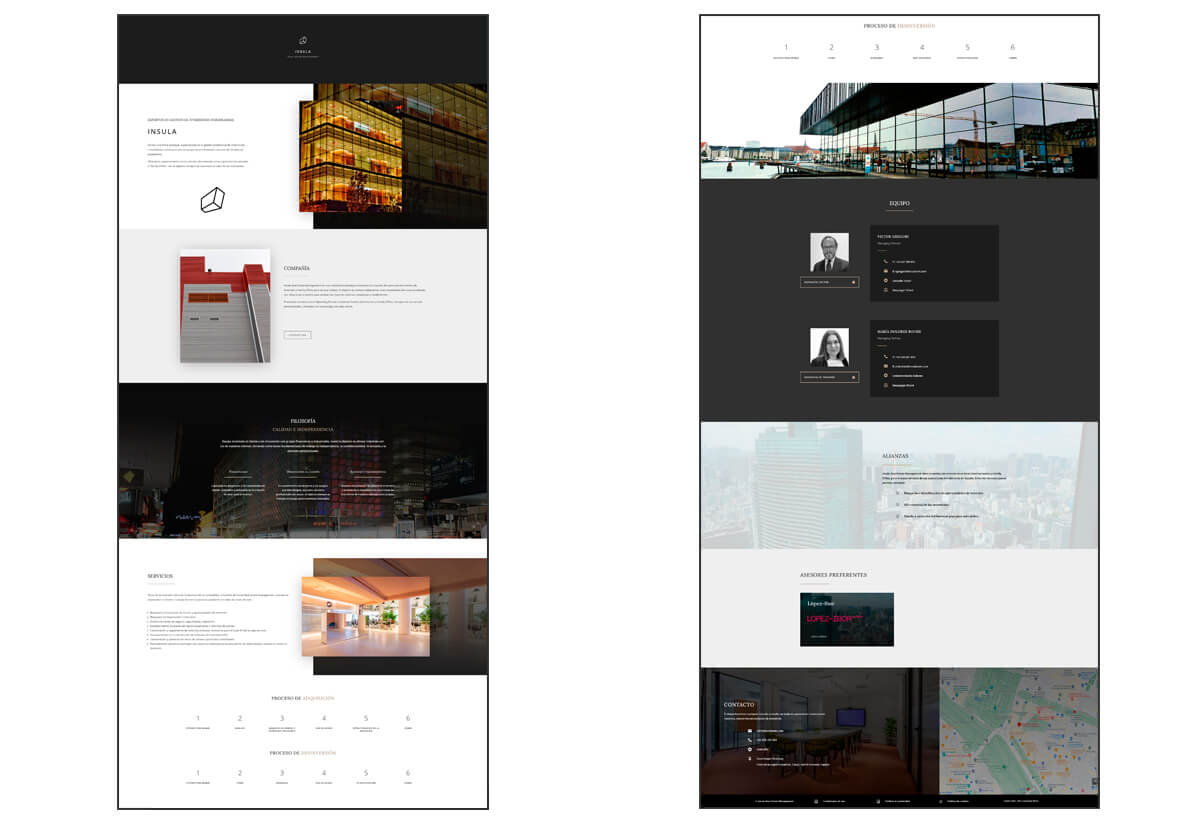 Portfolio web Insula REM
