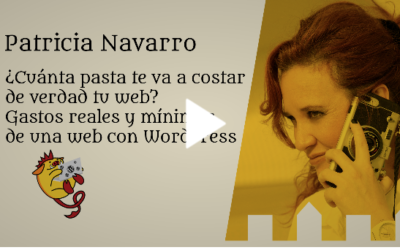 Charla: «¿Cuánta pasta te va a costar de verdad tu web?» en WordCamp Torrelodones