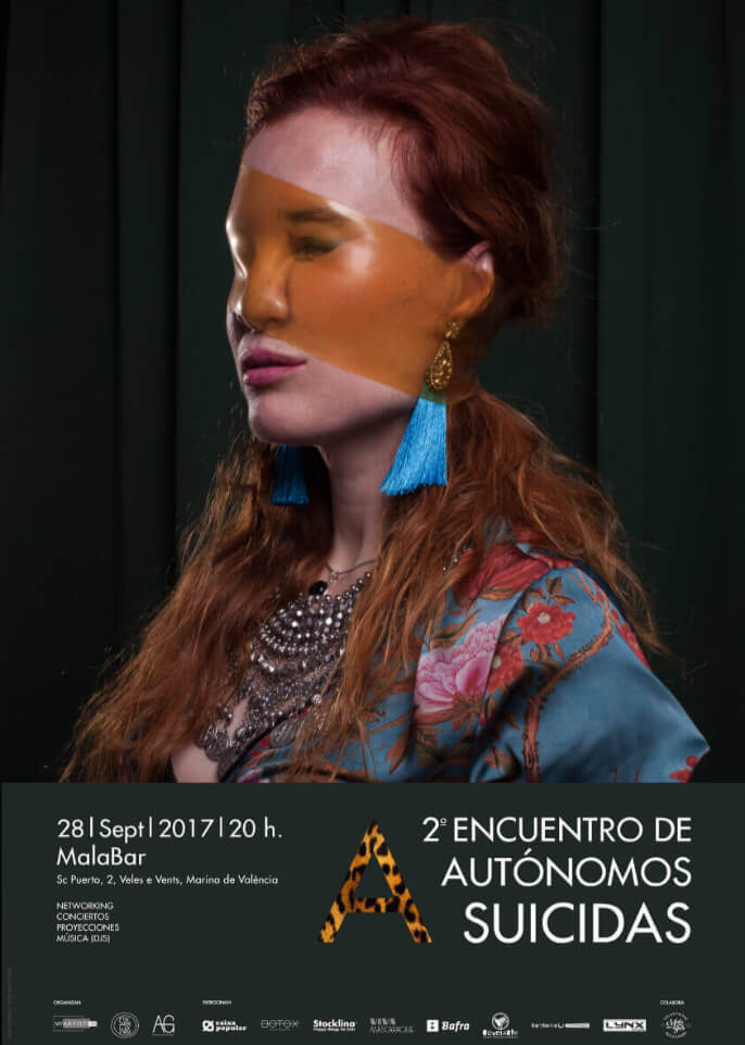 Cartel Autónomos Suicidas 2017 | Assad Kassab y Josep Escuin