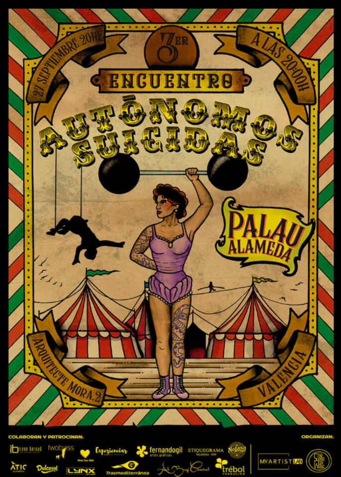 Cartel Autónomos Suicidas 2018 | Sento Noland Tatoo