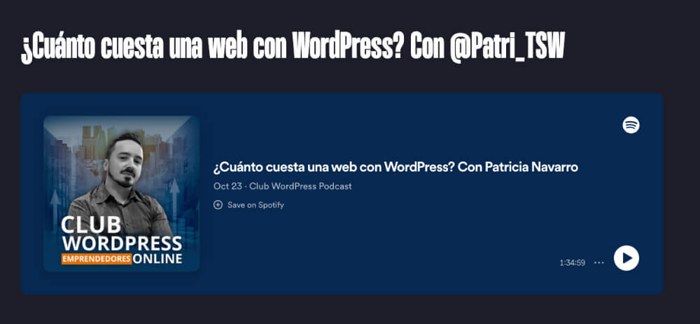 Club WordPress de Jaime de Garmar