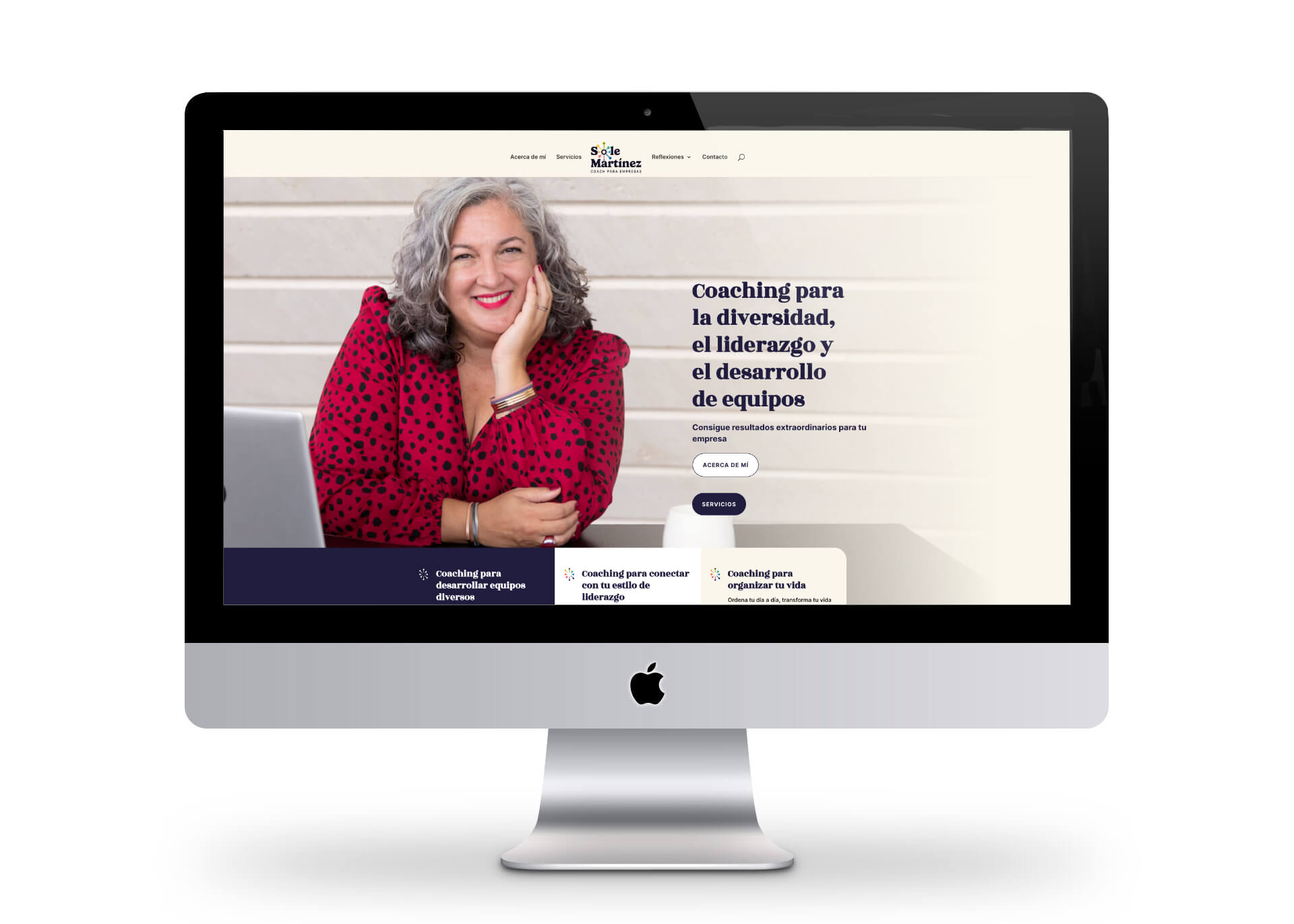Diseño página web Sole Martínez Coach Diseño página web Sole Martínez Coach